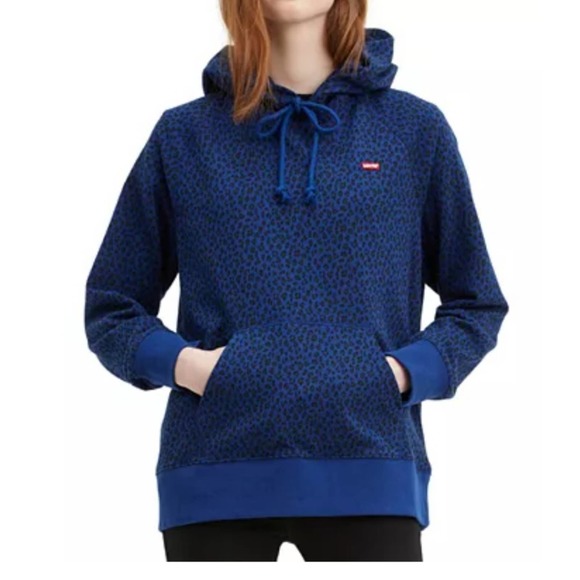 Levi's cheetah/leopard print hoodie - Picture 1 of 10